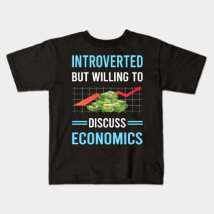 Introverted Economics Economy Economist Kids T-Shirt